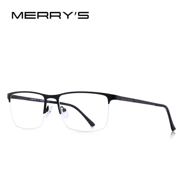 Designer Men Titanium Glasses Frame Ultralight Square Eye Myopia Prescription Eyeglasses Male Optical Frame