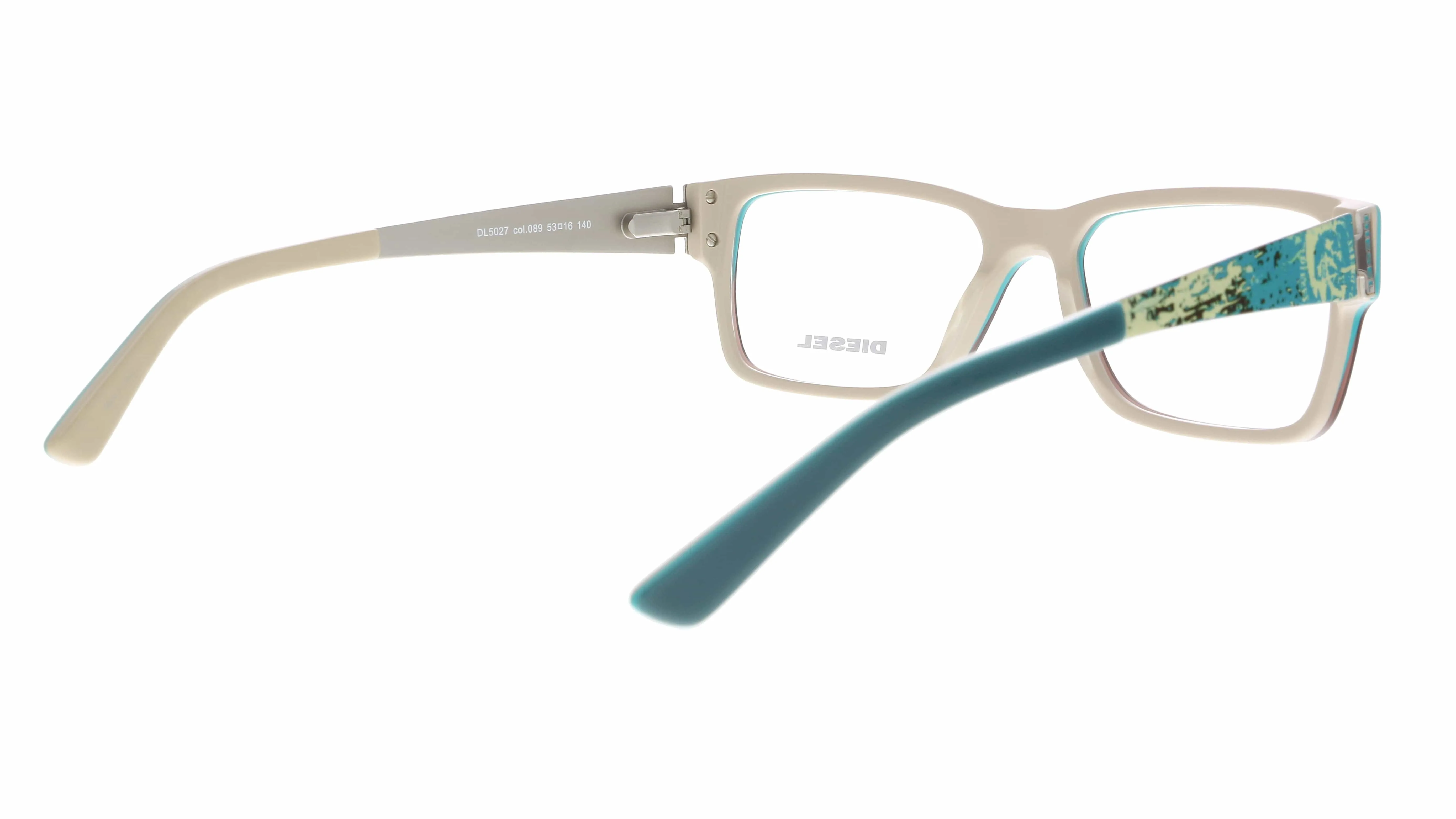 Diesel DL5027 089 Green Rectangle Optical Frames