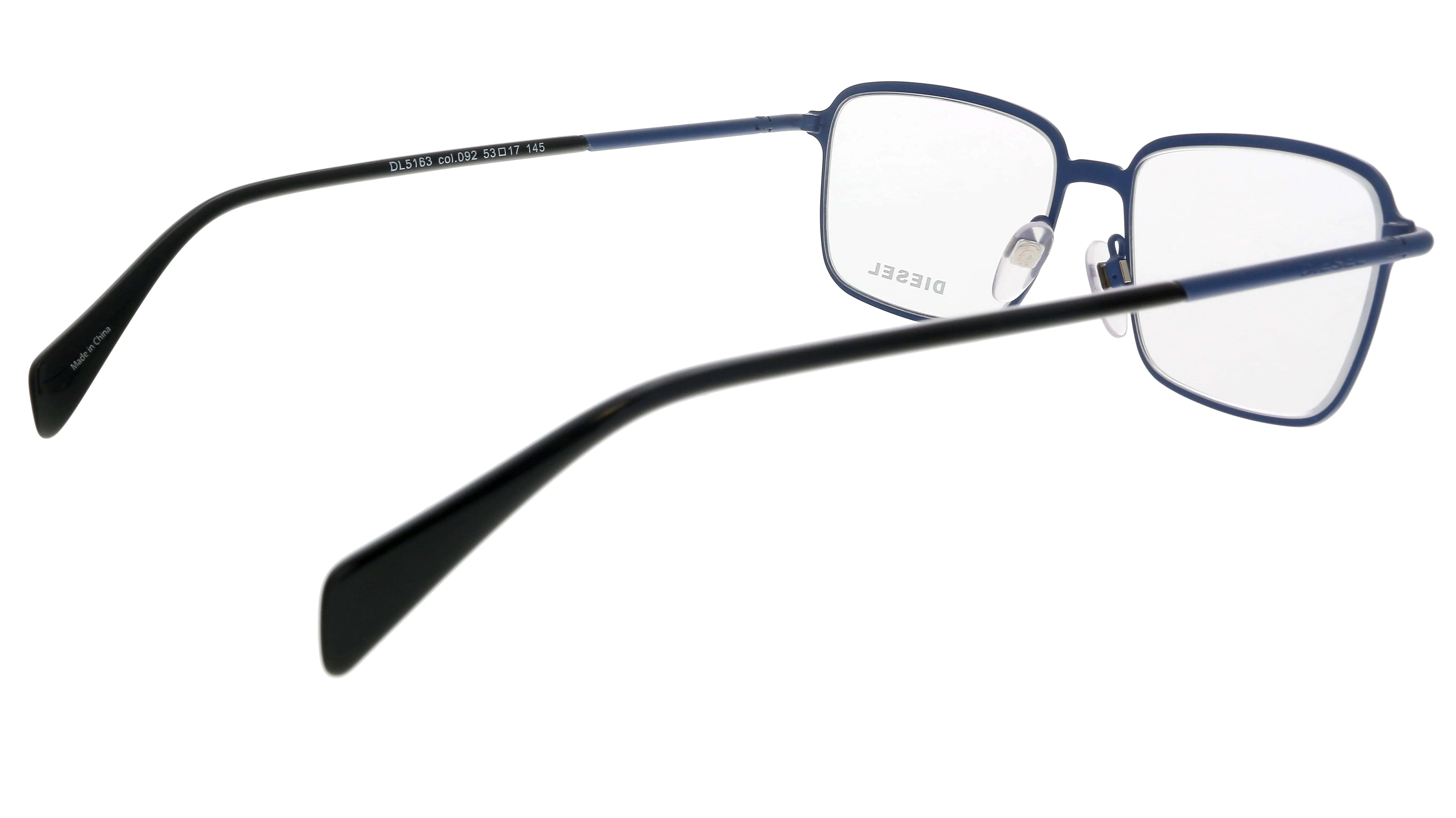 Diesel DL5163 092 Blue Modified Rectangle Optical Frames