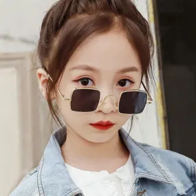 Fashion Retro Square Sunglasses Women Men Vintage Brand Design Rectangle Sun Glasses Female Men Black Shades- X43389469
