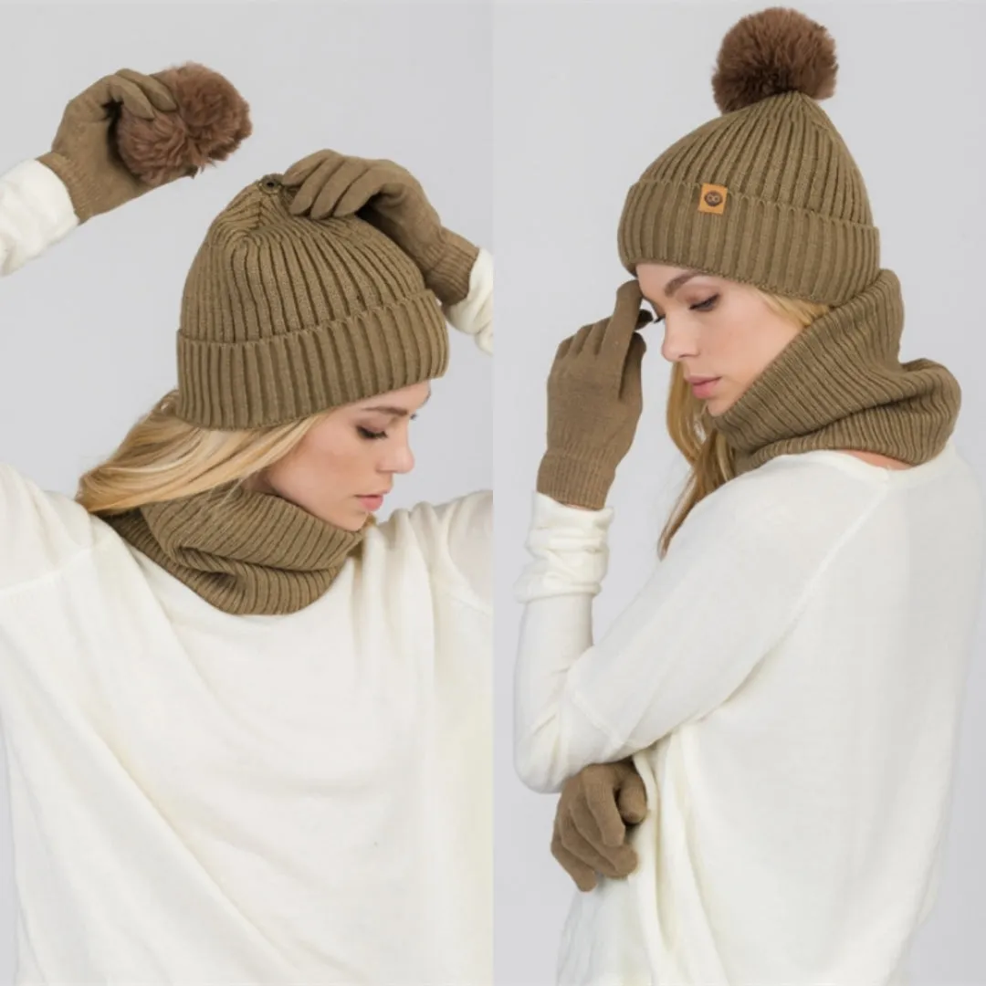 Fleece Lined 3 Pc Winter Set