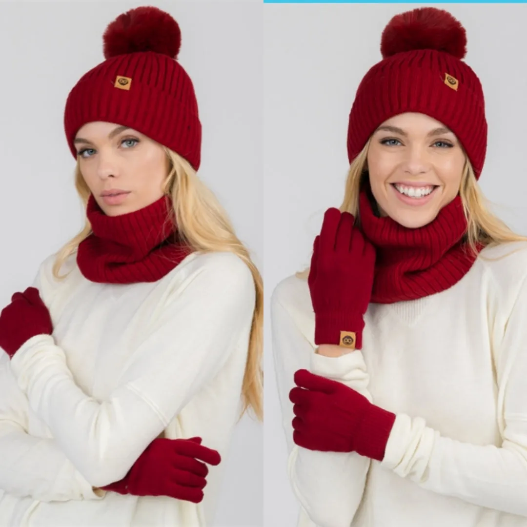 Fleece Lined 3 Pc Winter Set
