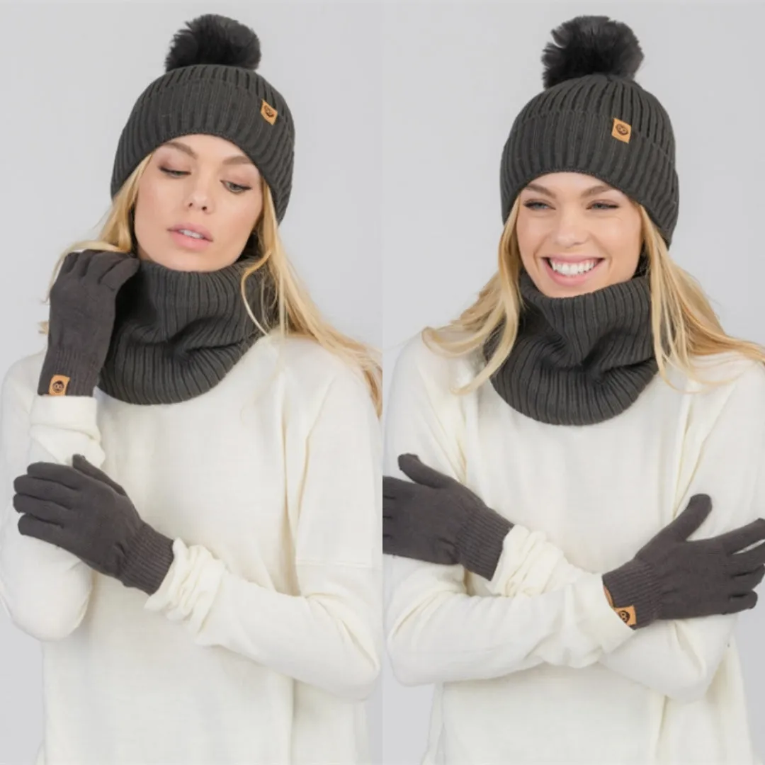 Fleece Lined 3 Pc Winter Set