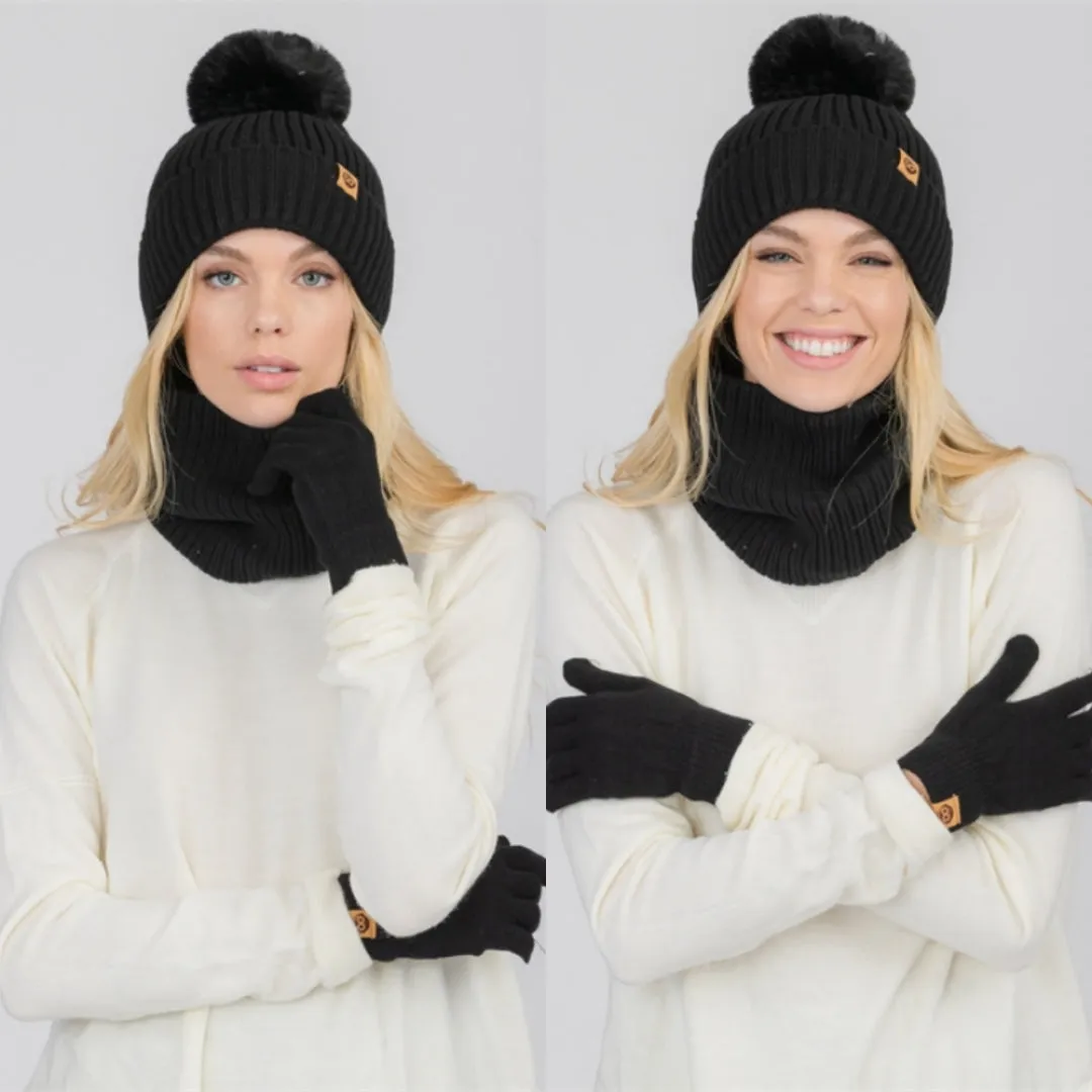 Fleece Lined 3 Pc Winter Set