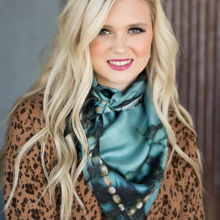 Fringe Scarves Turquoise Kingman