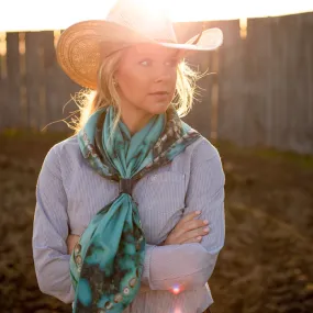Fringe Scarves Turquoise Kingman