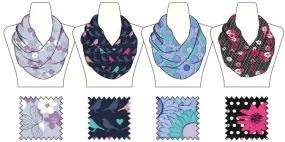 girls playful print infinti lite weight scarf Case of 60