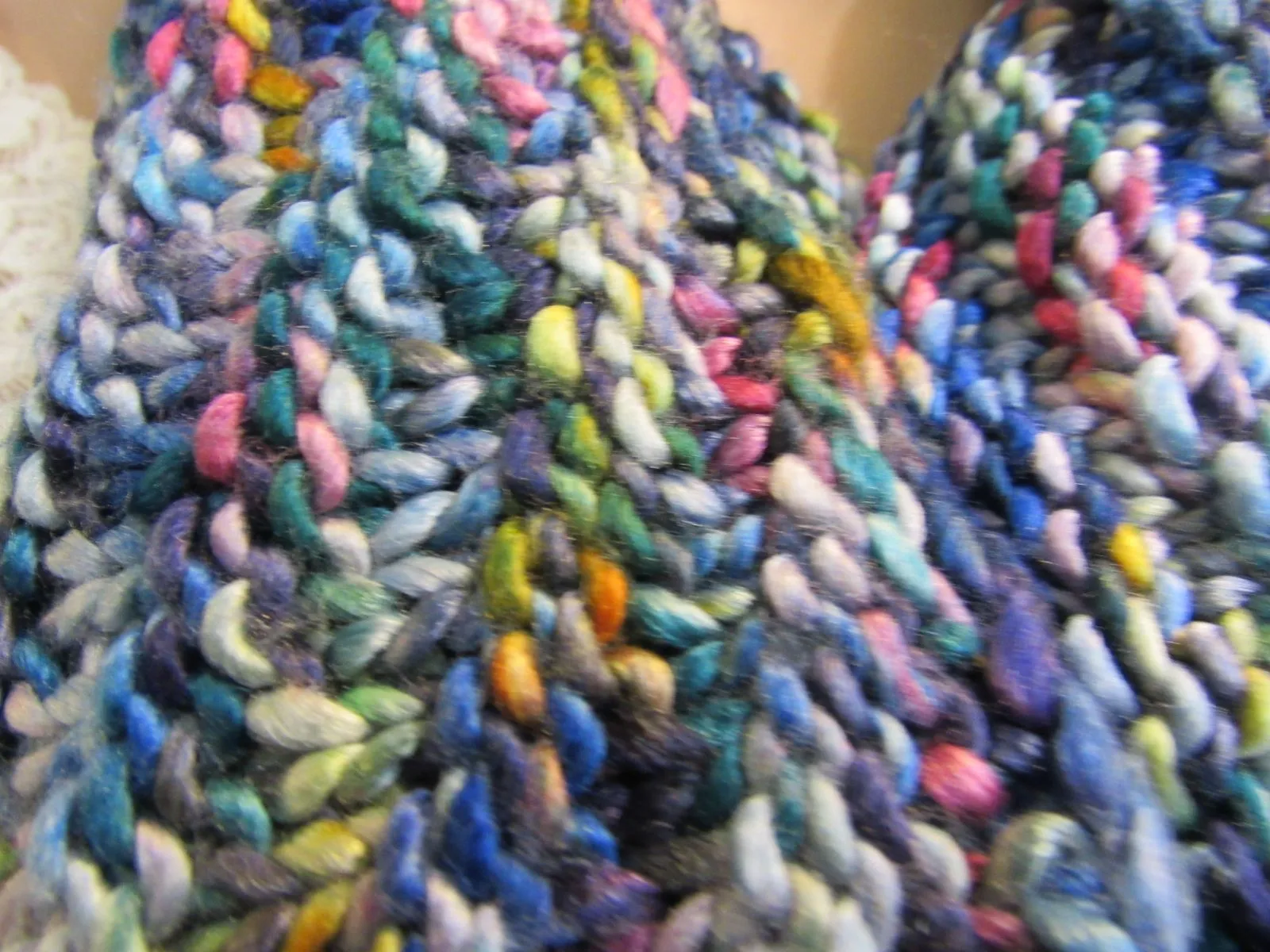 Handcrafted Cowl Multicolored 100% Merino Female Adult -- New