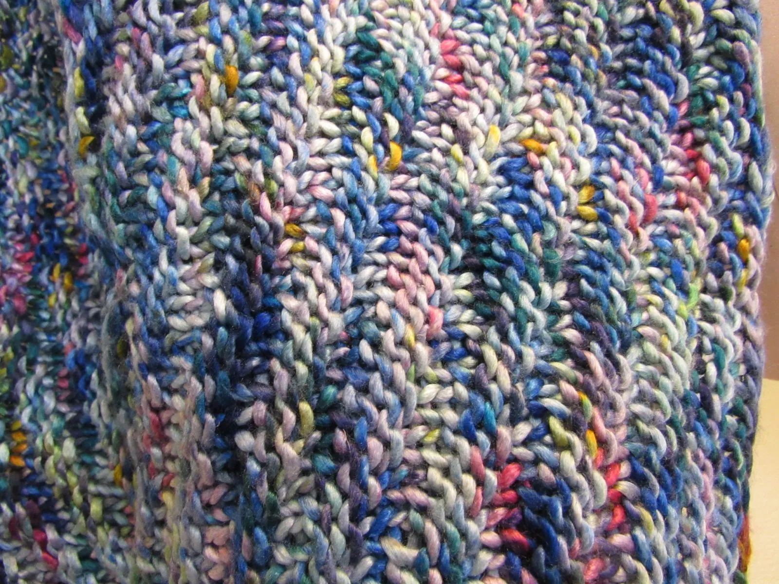 Handcrafted Cowl Multicolored 100% Merino Female Adult -- New