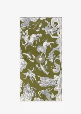 INOUI EDITIONS Astrologie 100 Scarf - Khaki