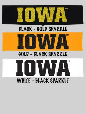 Iowa "IOWA" Cotton Headbands - Choose Your Style