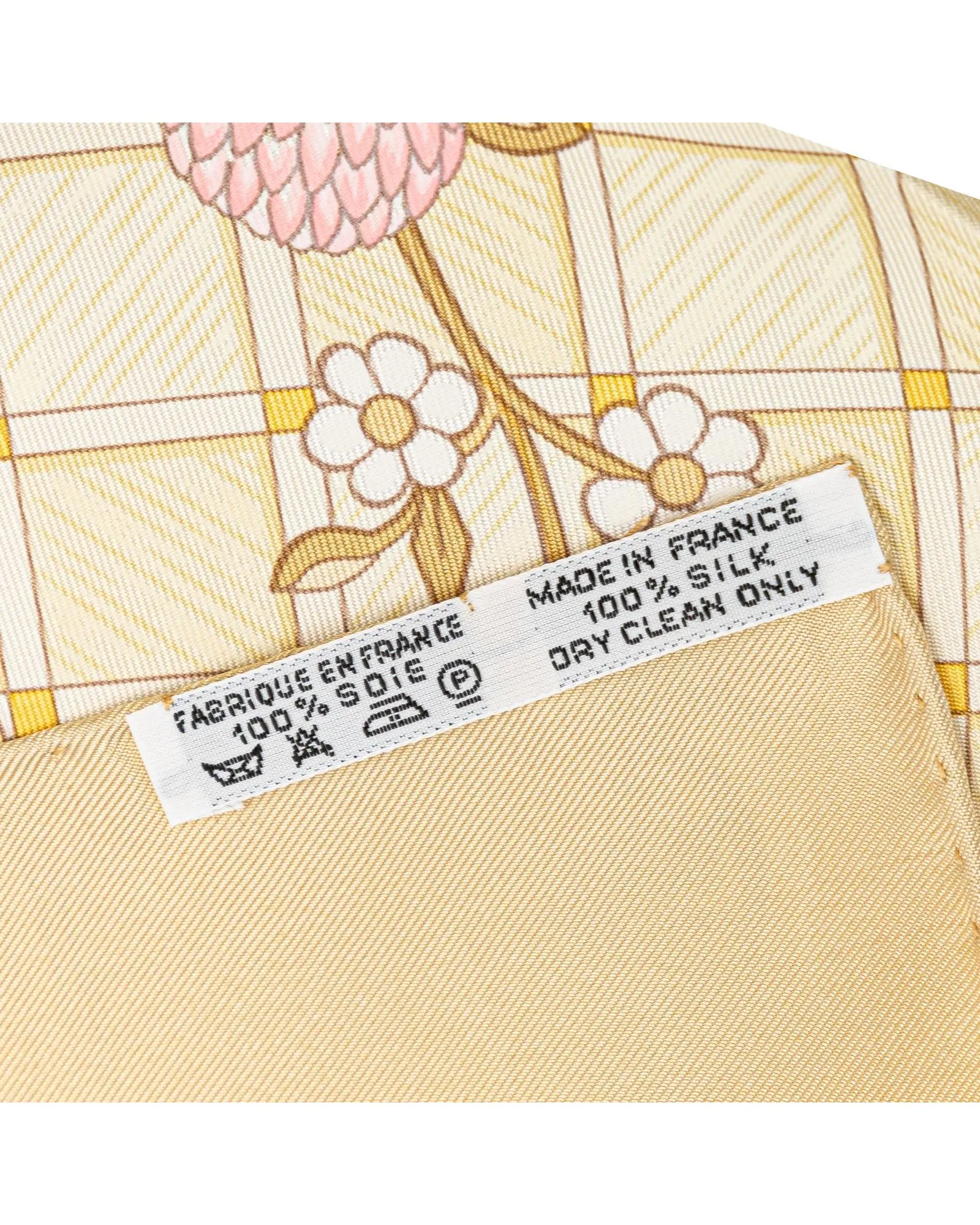 Jeux De Paille Silk Scarf with Intricate Print