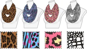 ladies animal infinity scarves Case of 60