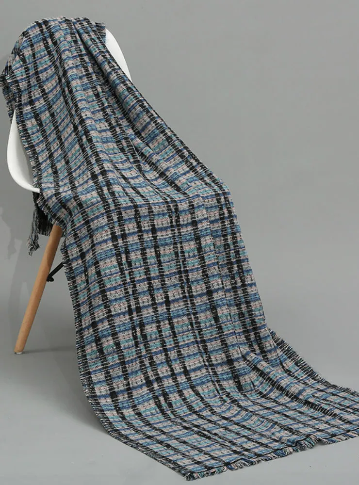 Lattice Scarf Warm  Cashmere Shawl