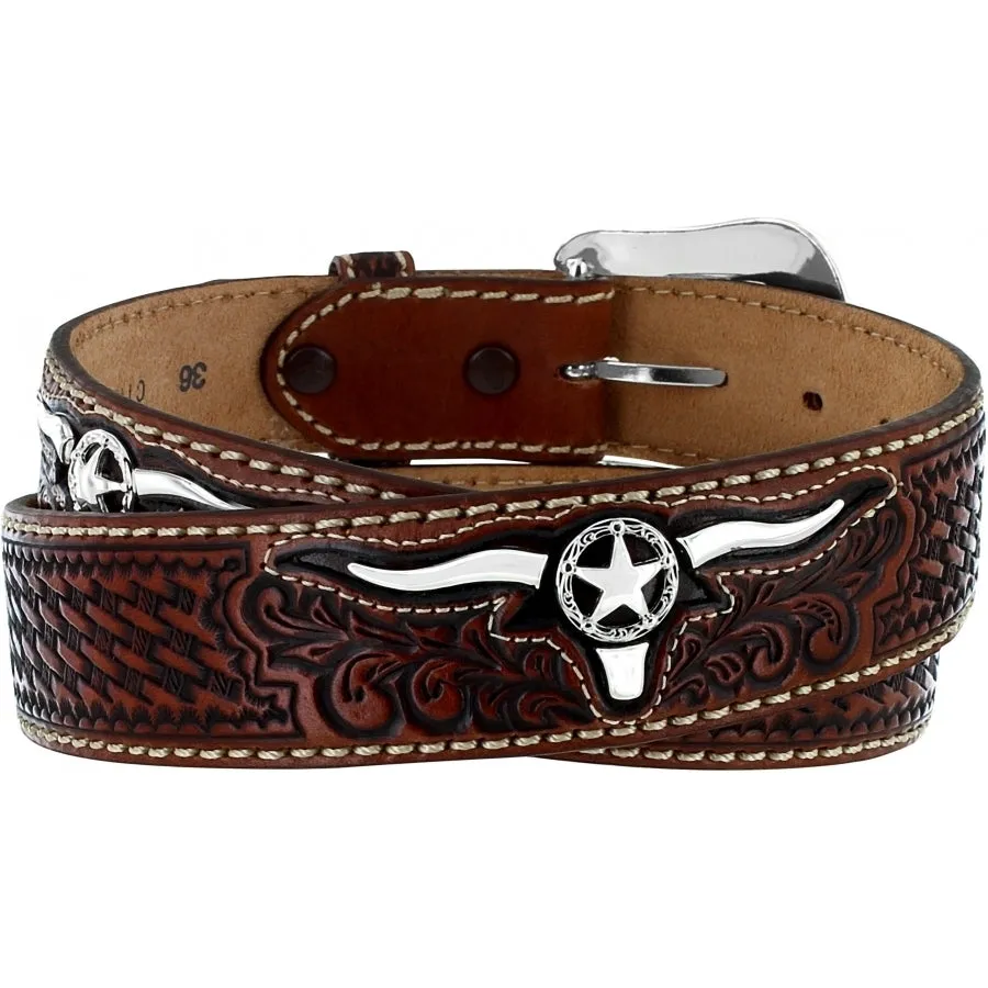 Leegin Mens Brown Trophy Bull Style C11284