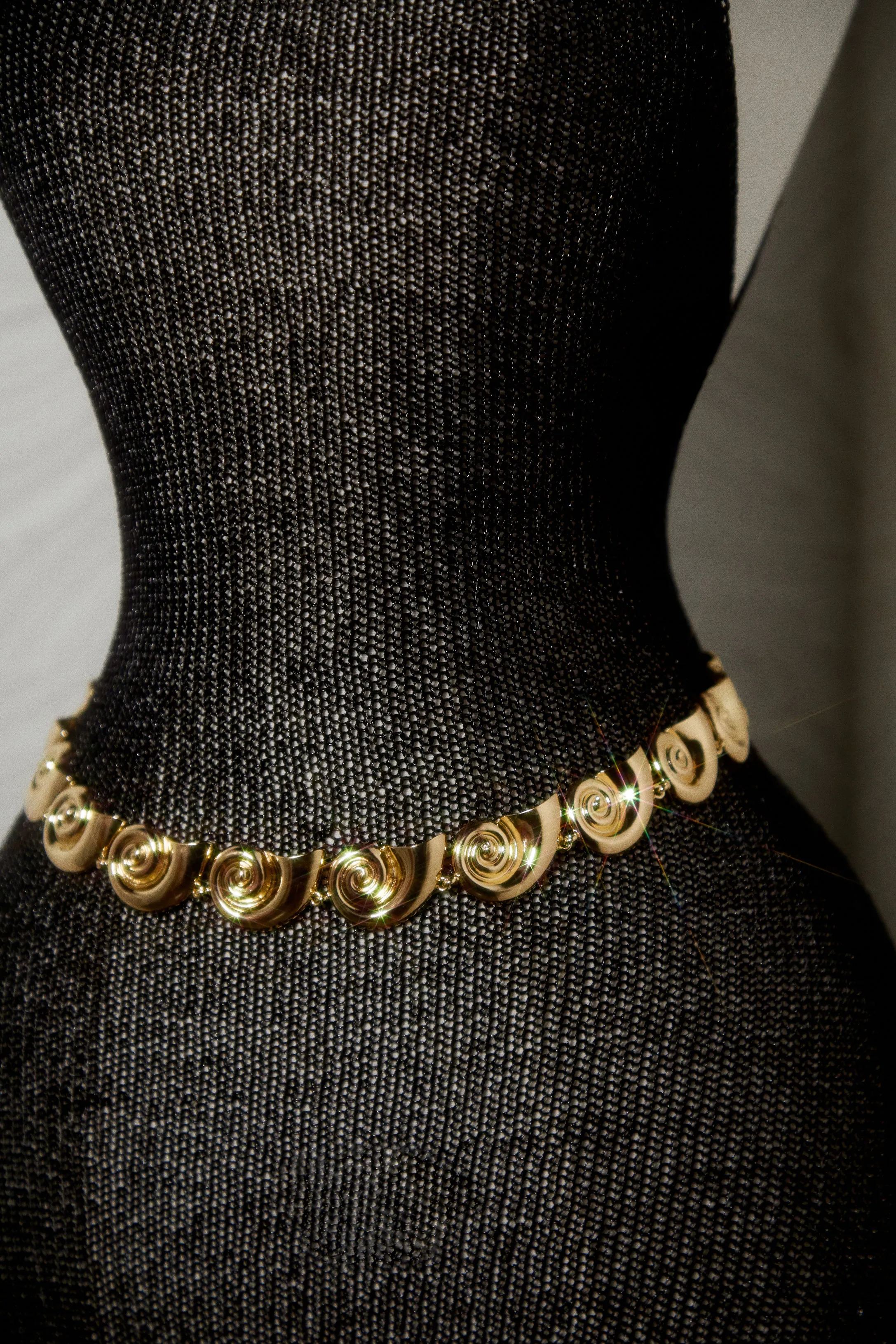 Leilani Sea Shell Chain Belt - Gold