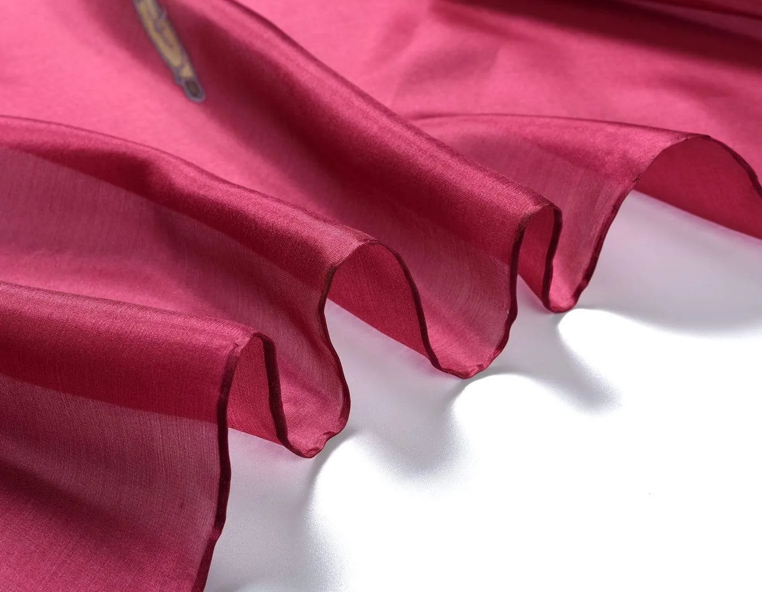 Long Hand Painted Silk Scarf - Dragonfly