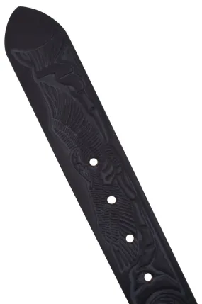 Marshal 100% Cowhide Genuine Leather Belt with Eagle Impression with buckle MSL 1116
