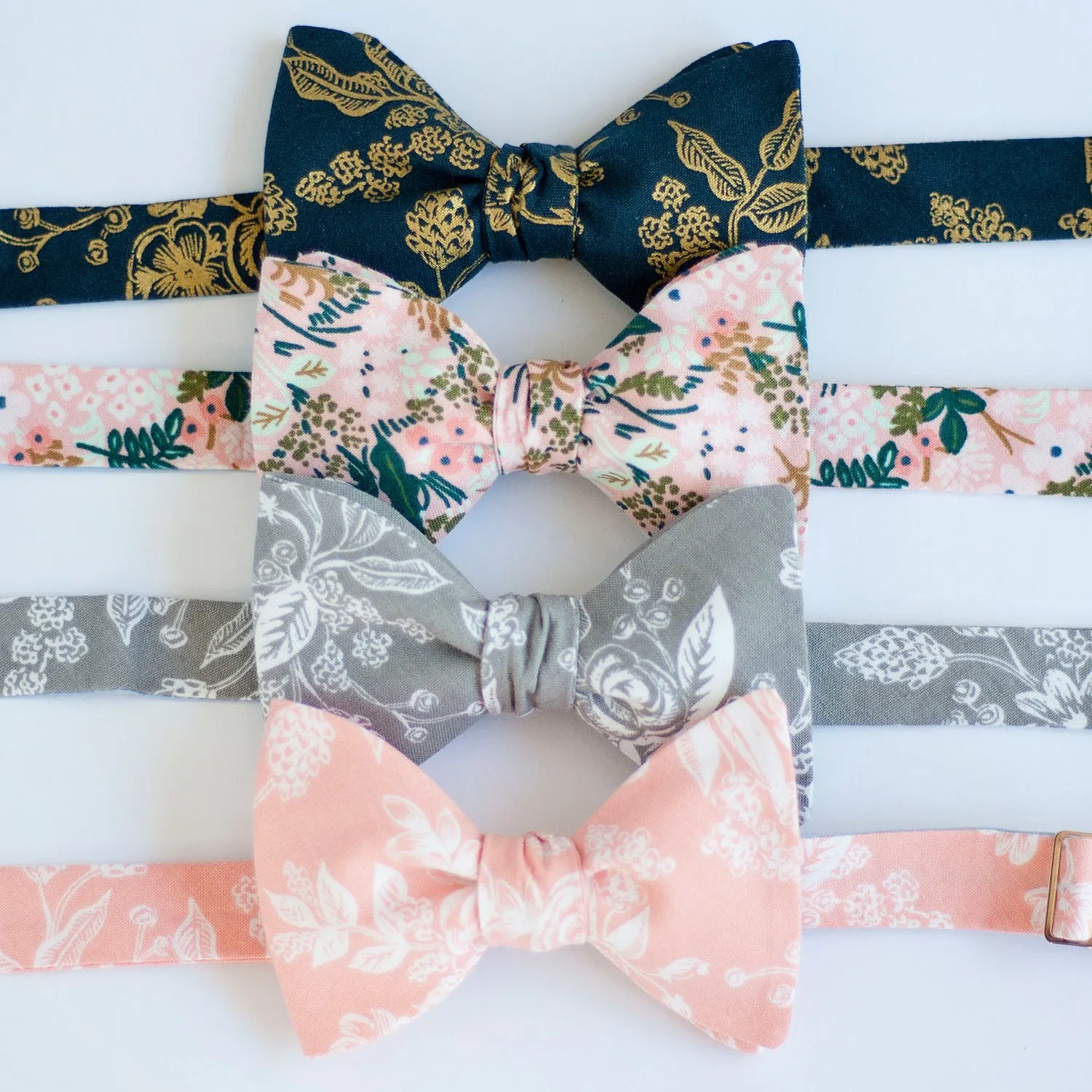 Men's Freestyle Self-Tie Bow Tie / Grey Toile