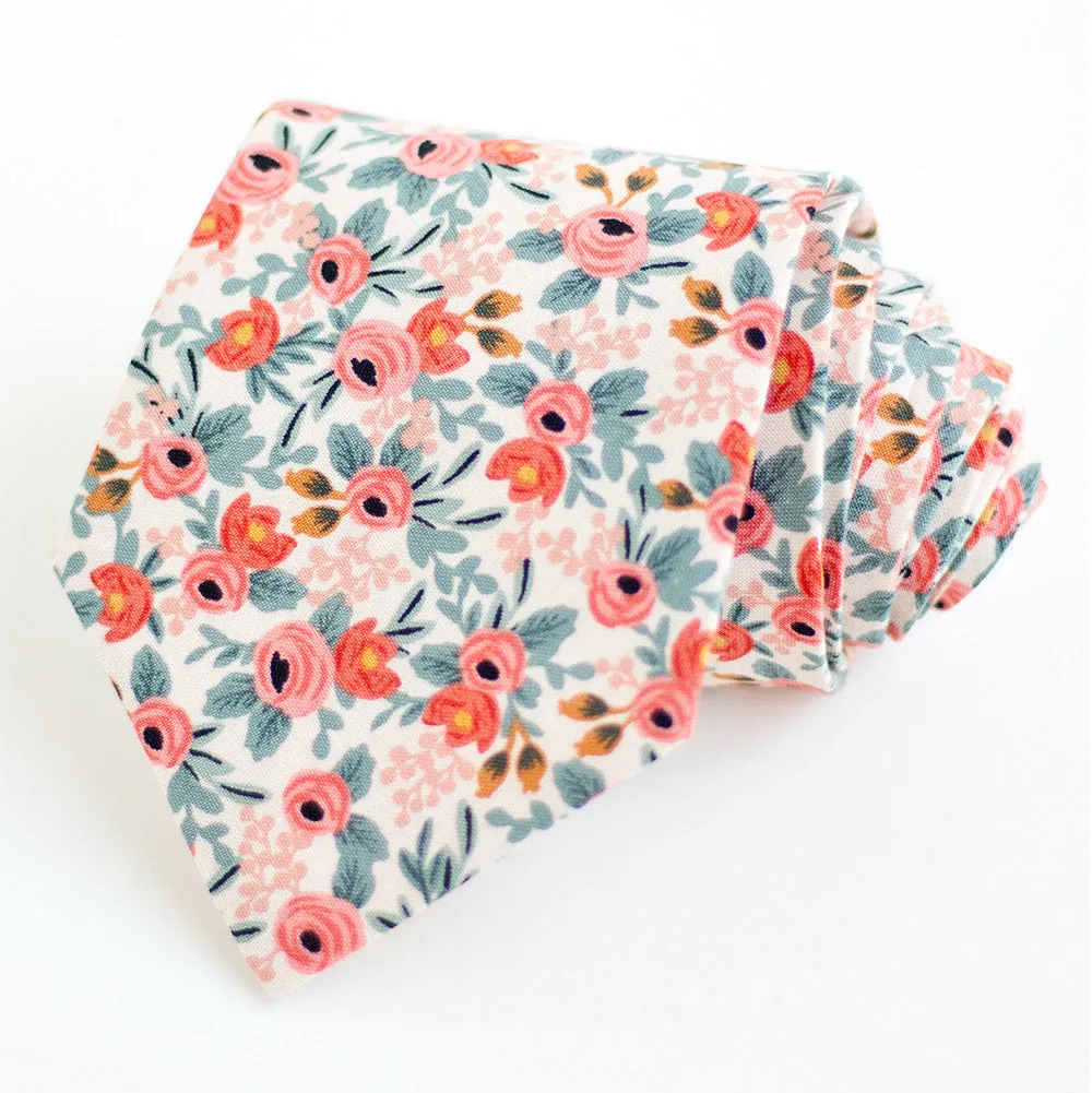 Men's Freestyle Self-Tie Bow Tie / Rosa In Peach