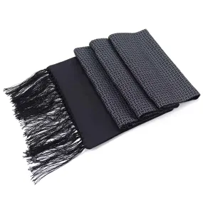 Mens Lucci Silk & Silk Brush Scarf #9