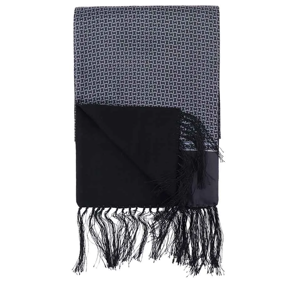 Mens Lucci Silk & Silk Brush Scarf #9