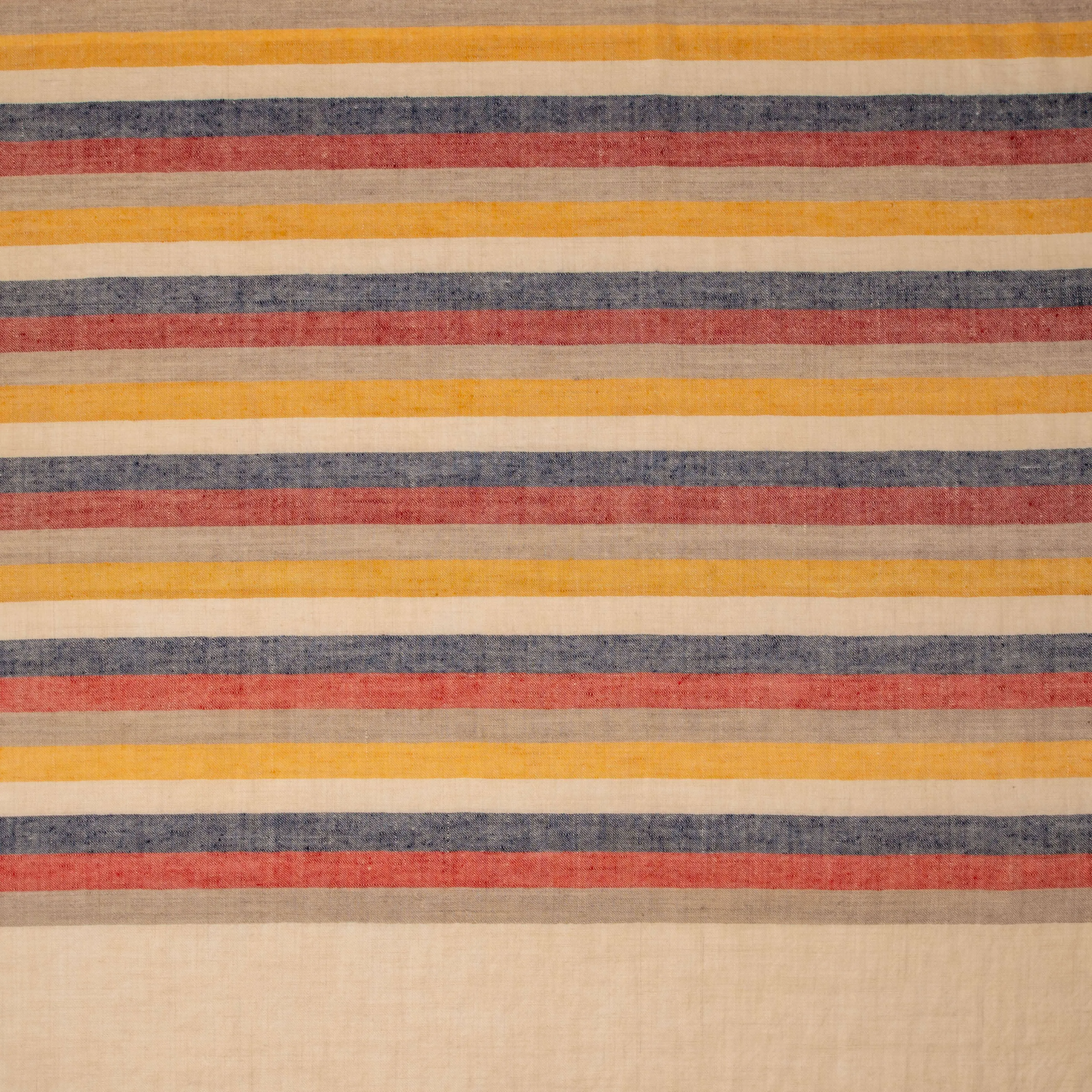 Muted Striped Pashmina Cashmere Shawl
