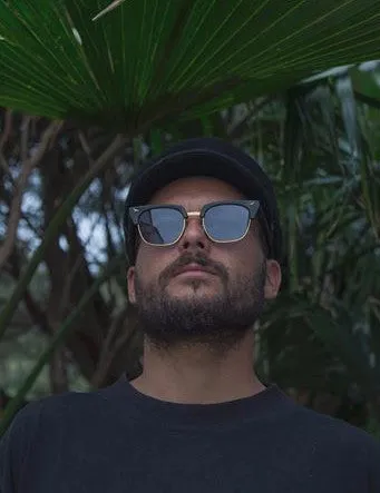 Neto Tortoise & Gold / Green Lens