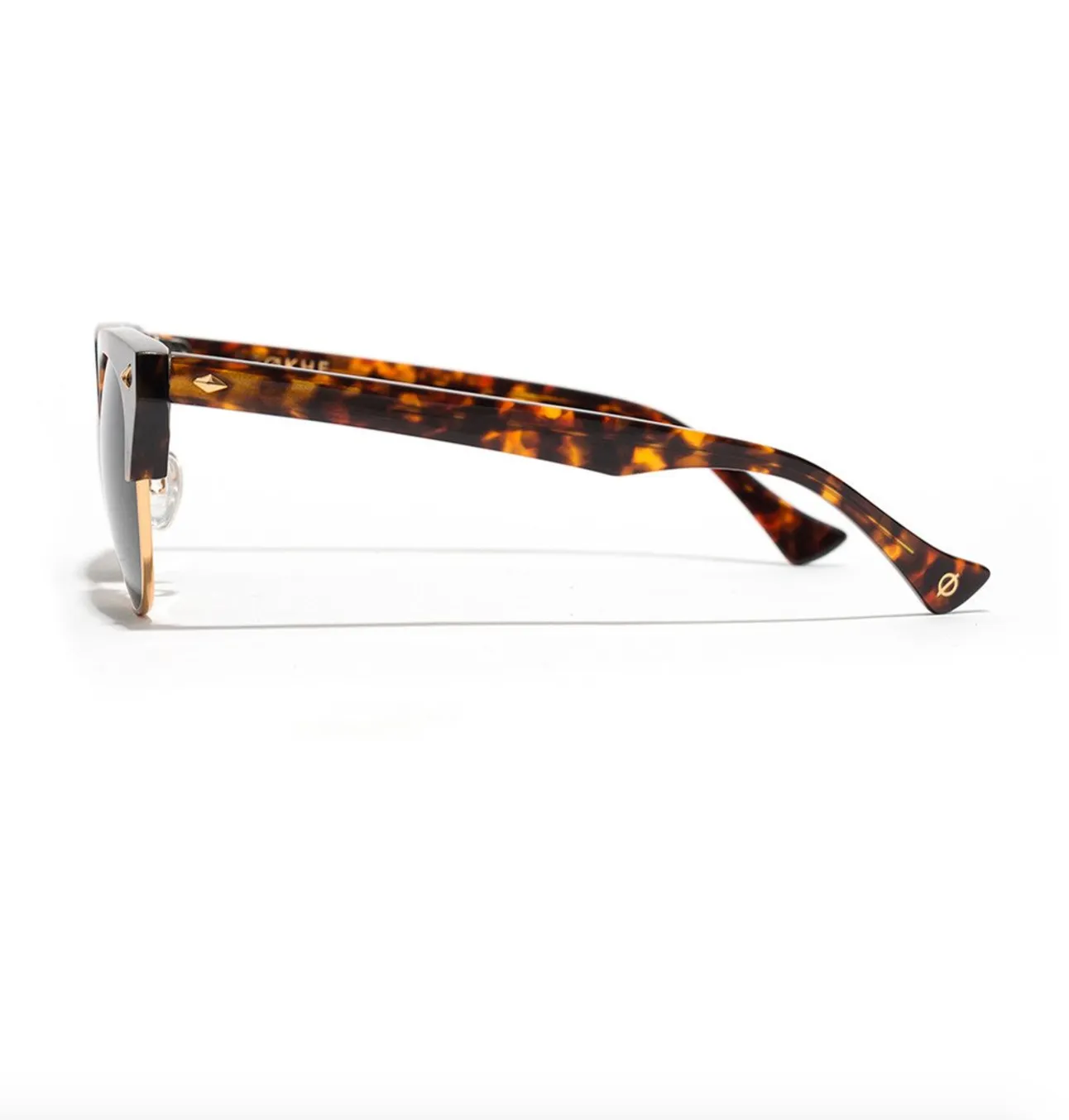 Neto Tortoise & Gold / Green Lens
