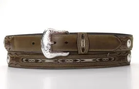 Nocona Southwest Fabric Insert Men's Belt