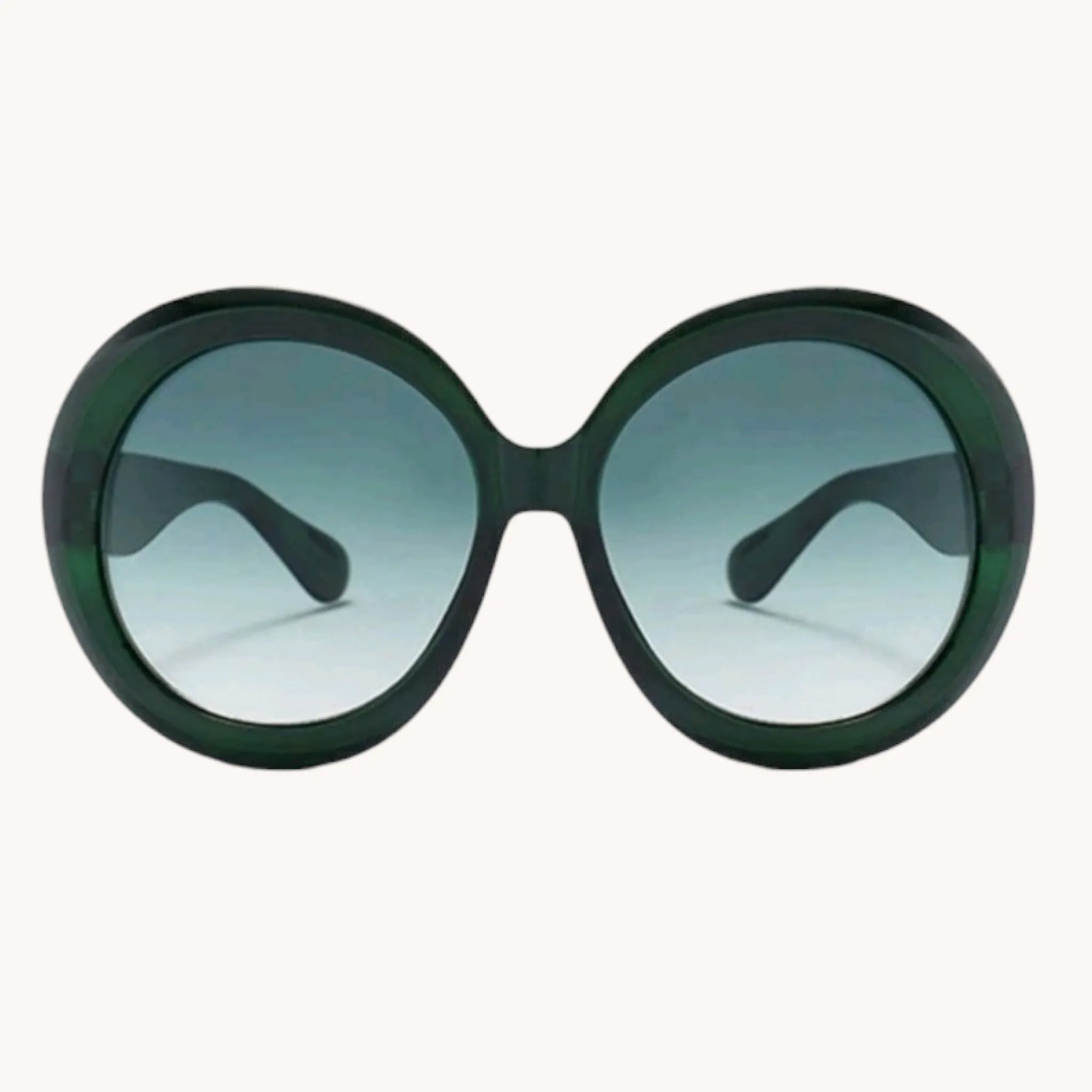 Oversized Round Shades Geeen