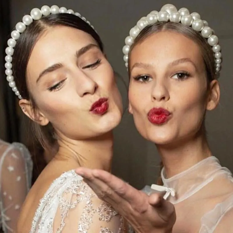 Pearl Beaded Headbands