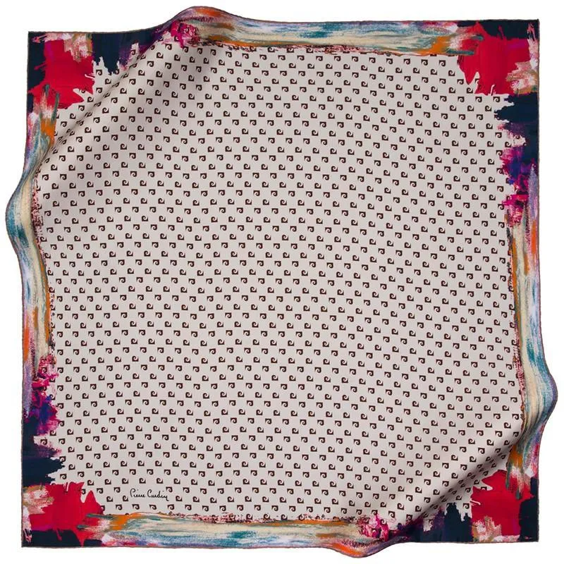 Pierre Cardin Silk Scarves Luxury Designer Fashion Scarves