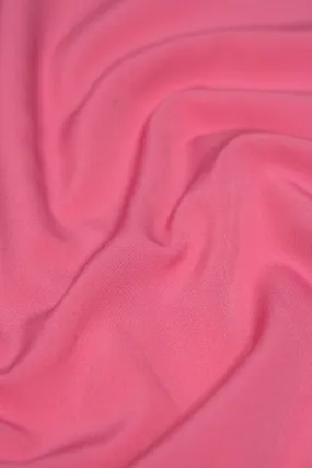 Pink Dyed Crepe Fabric