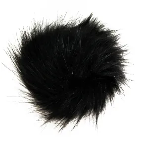POM POM FAUX FUR 5″ Black