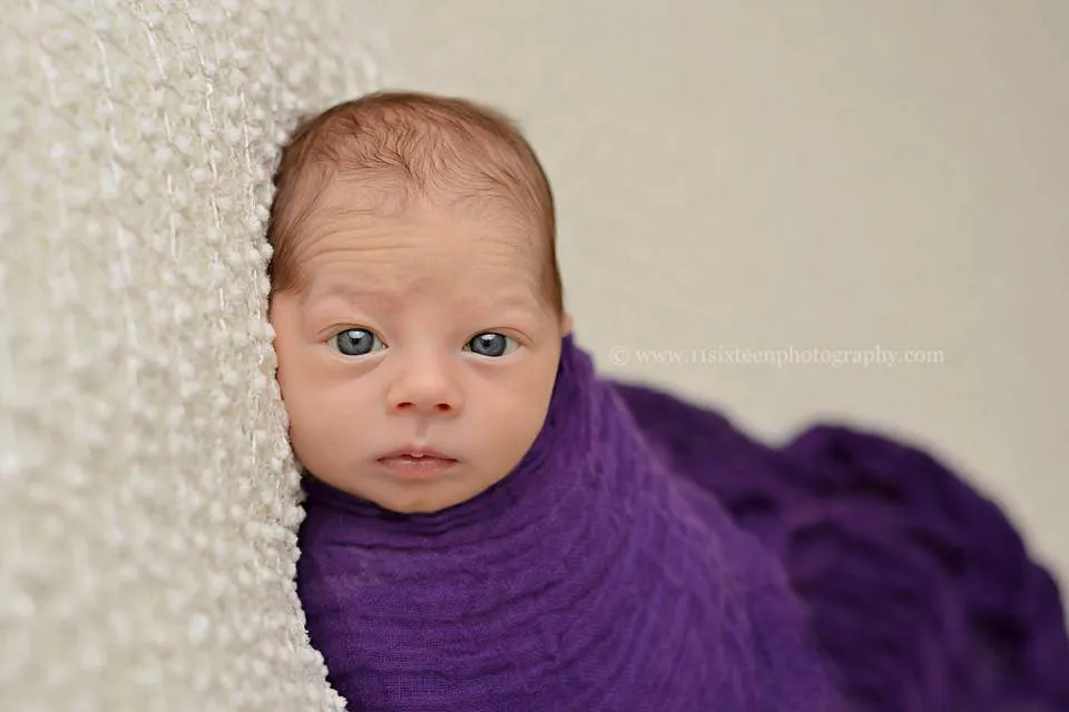 Purple Cheesecloth Baby Wrap Cheese Cloth