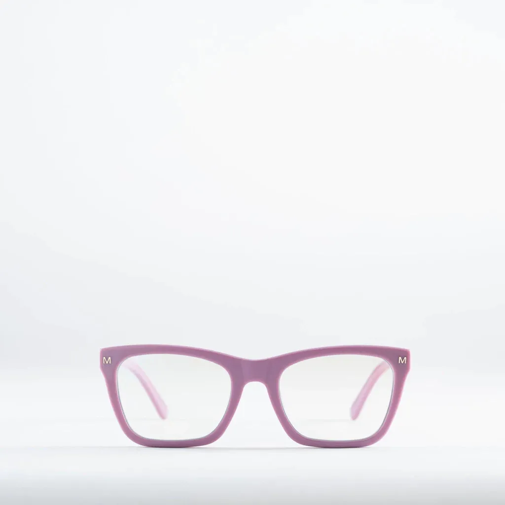 reading glasses in orchid