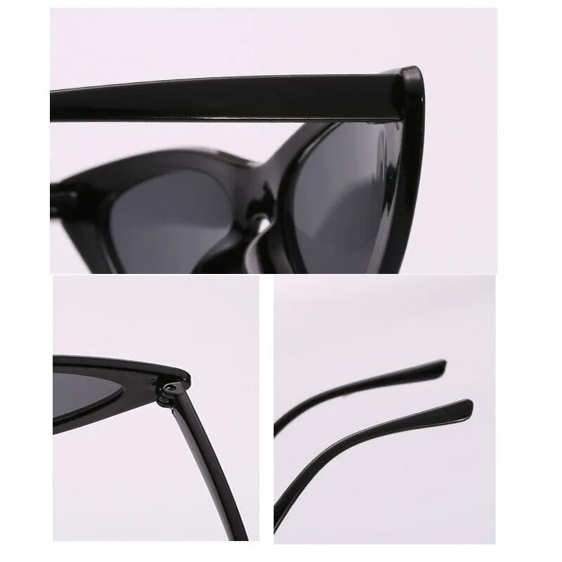 Retro cat eye sunglasses ladies sexy retro cat eye sunglasses brand designer color glasses female