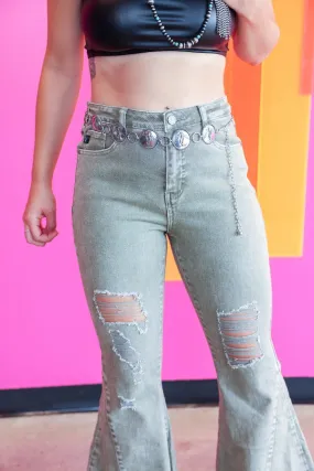 Silver Cactus Concho Belt