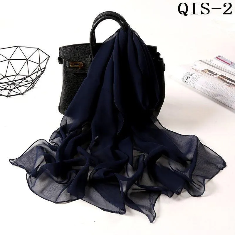 Solid Color Hijab Scarf - 45 Colours