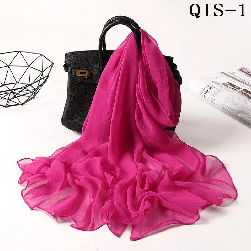 Solid Color Hijab Scarf - 45 Colours