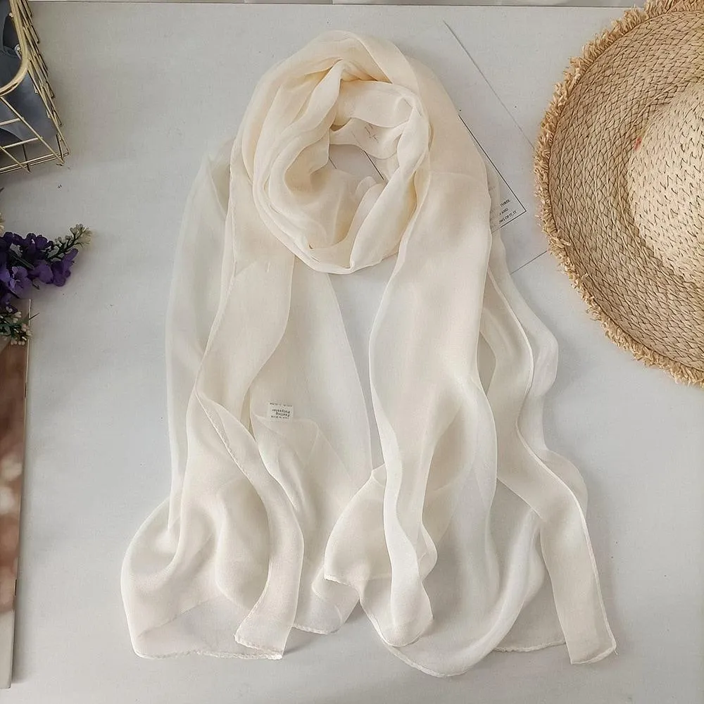 Solid Color Hijab Scarf - 45 Colours