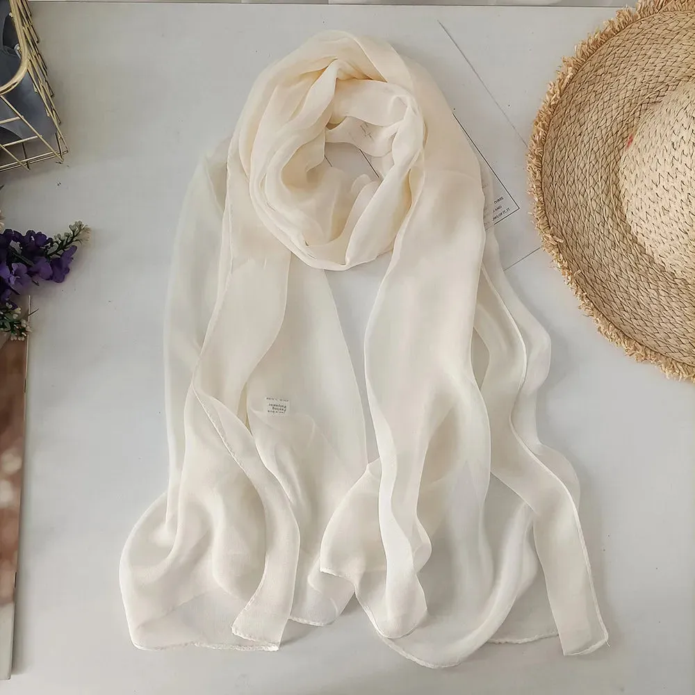 Solid Color Hijab Scarf - 45 Colours