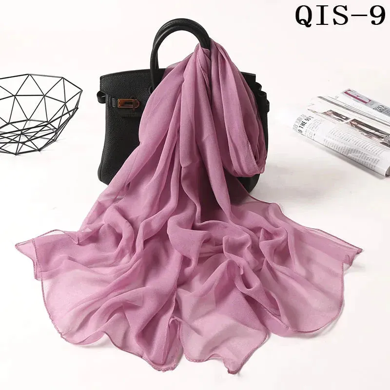 Solid Color Hijab Scarf - 45 Colours