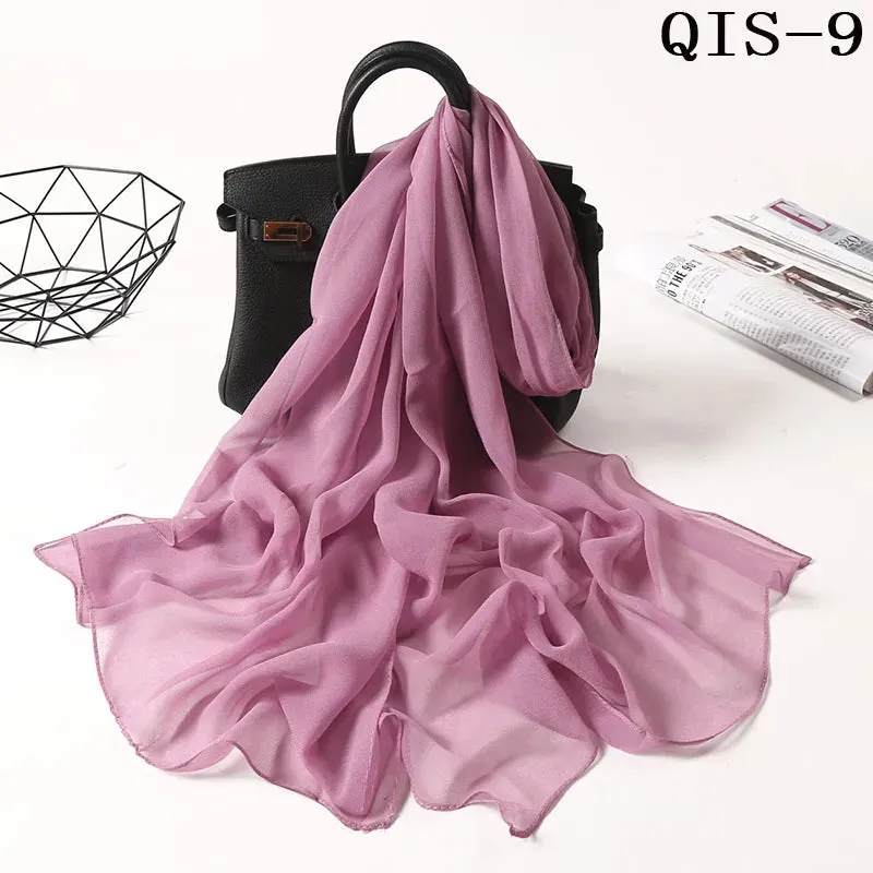Solid Color Hijab Scarf - 45 Colours