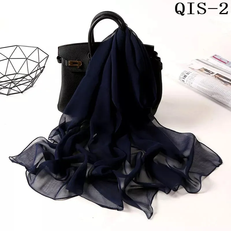 Solid Color Hijab Scarf - 45 Colours