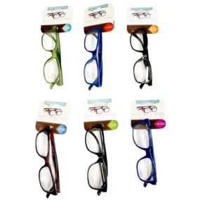 Square Reading Glasses Assorted Numbers