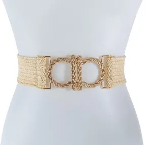 Straw Fashion One Size Belt