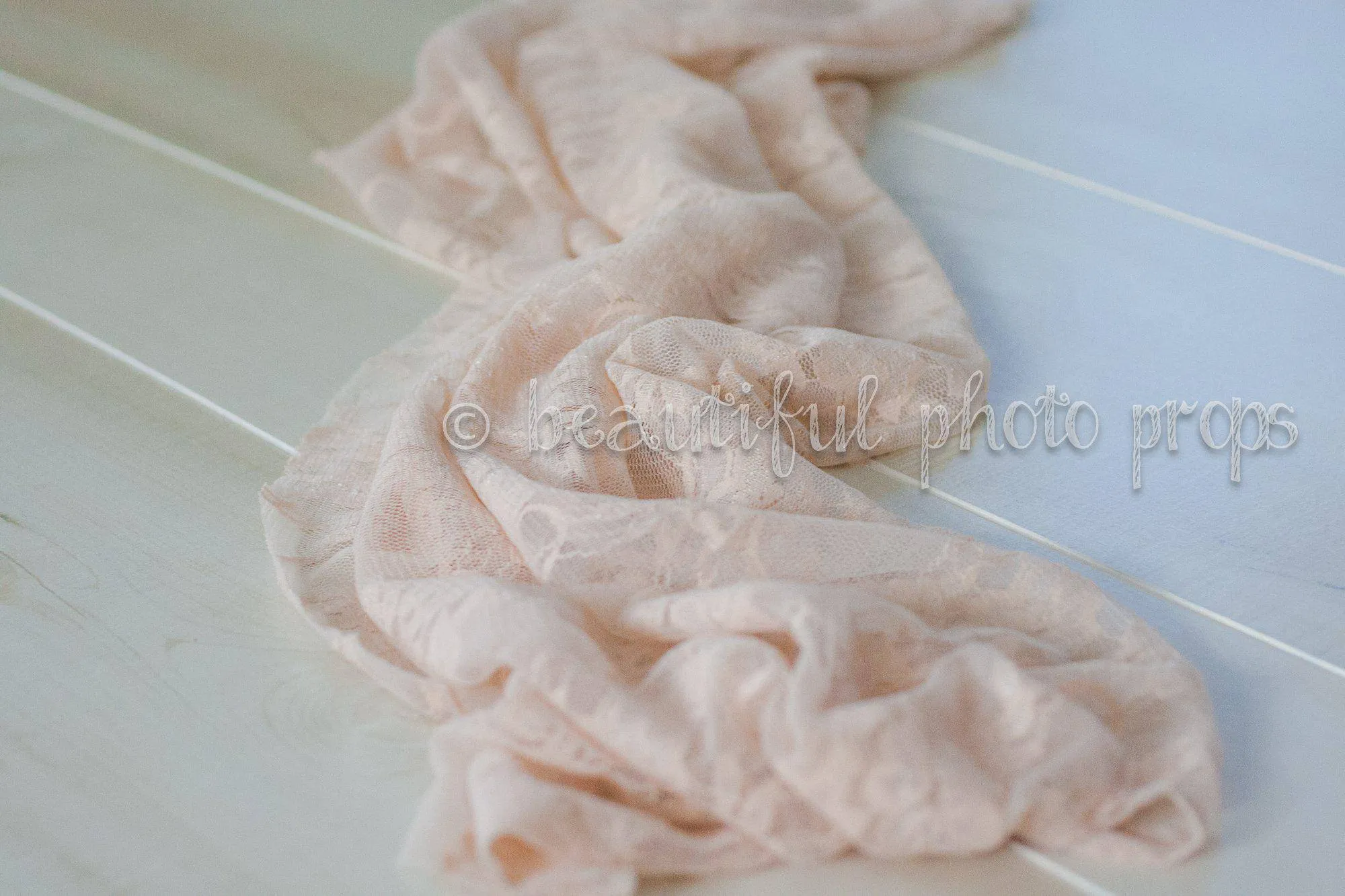 Stretch Lace Wrap Cream Tones   Baby
