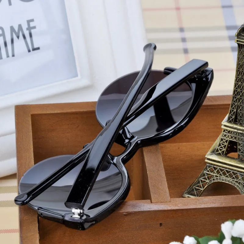 Summer Style Cat Eye Sunglasses Women Eyewear Semi-Rimless Sunglasses Super Round Circle Cat Eye Sunglasses